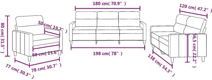 Actual product image vidaXL Sofagarnitur (Upholstery set)