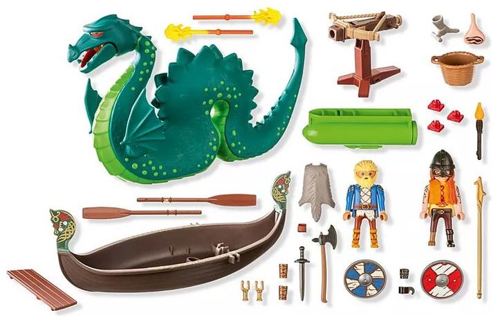 Image du produit Playmobil Viking avec un monstre marin (71830, Histoire de Playmobil)
