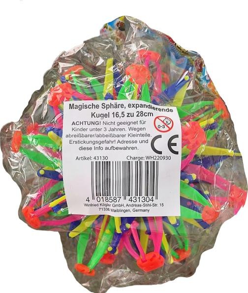 Immagine prodotto Kögler Sfera magica, sfera in espansione, 16,5 x 28 cm