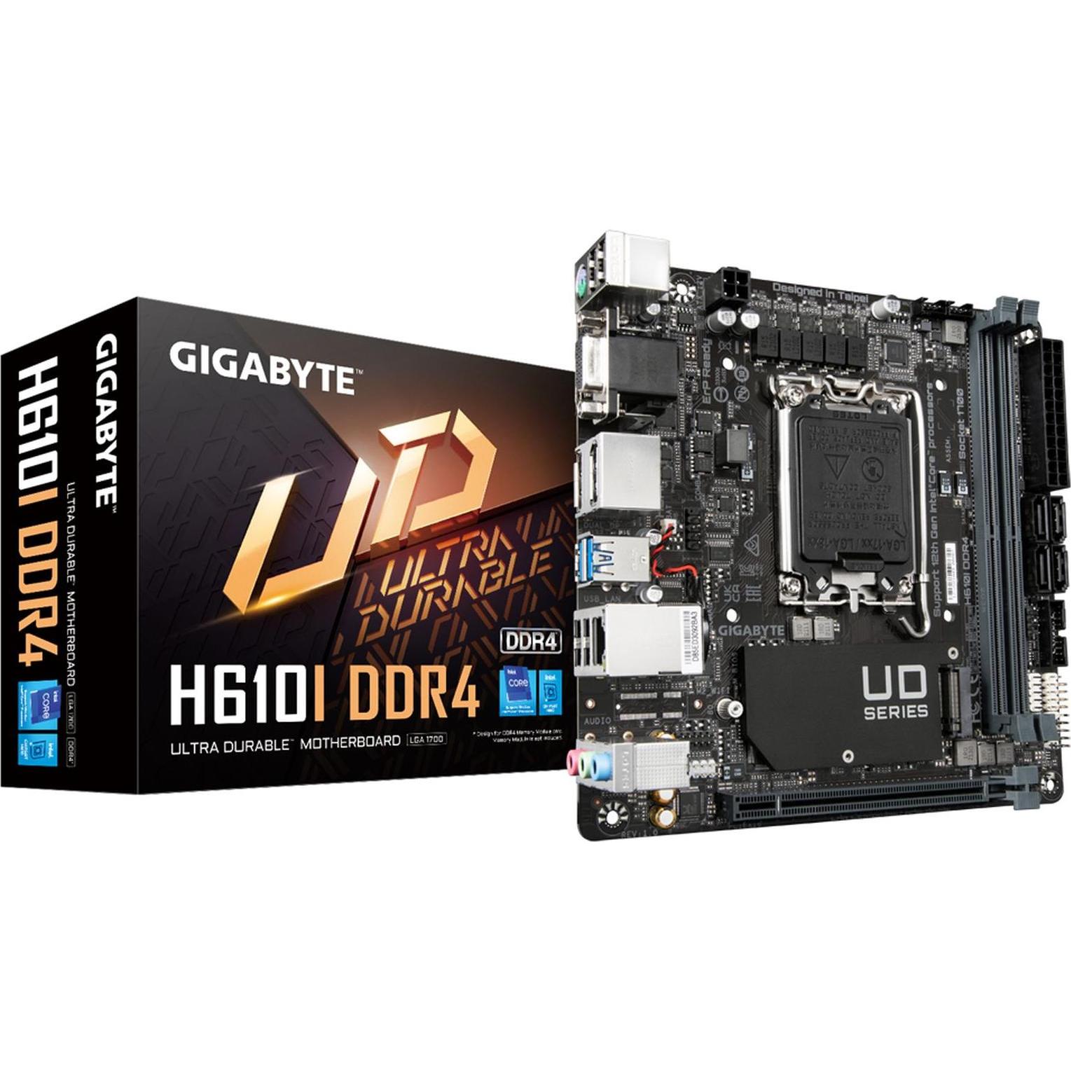 Gigabyte H610I DDR4 (LGA 1700, Intel H610 Express, Mini-ITX), Mainboard