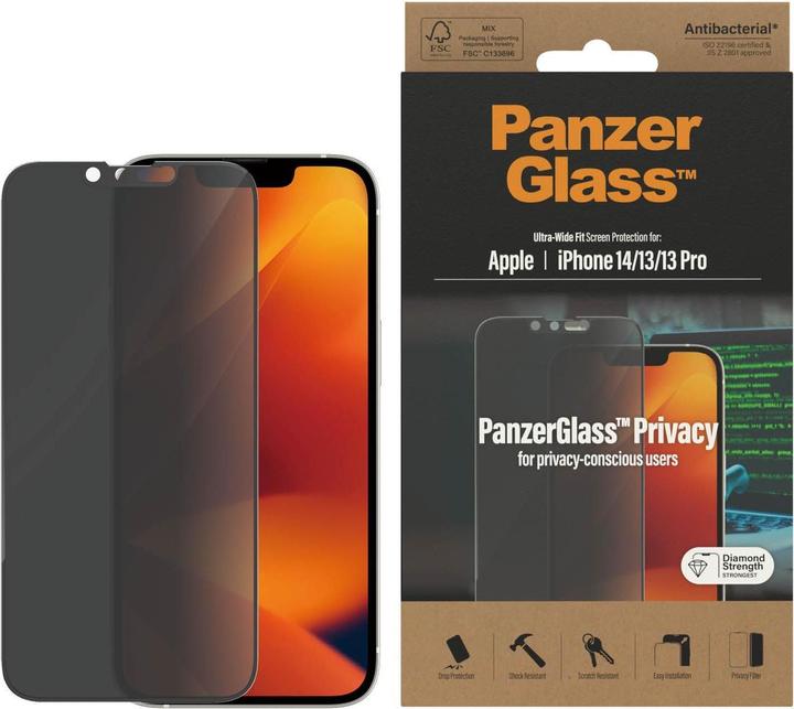 Image du produit PanzerGlass Ultra-Wide Fit (1 pcs, Apple iPhone 13, Apple iPhone 13 Pro, Apple iPhone 14)
