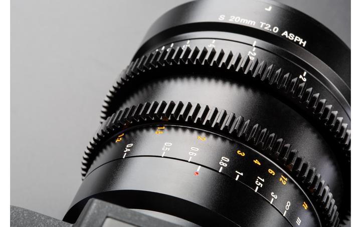 Actual product image Viltrox E-20mm T2.0 S Full Frame, Manual focus Cine lens for Sony E mount, 20mm/T2.0 (Sony E, APS-C / DX)