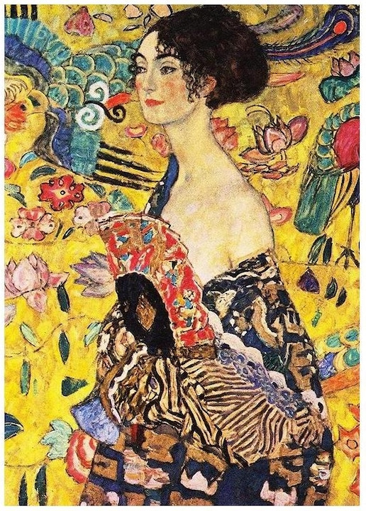 Immagine prodotto Enjoy Puzzle ENJOY-1128 - Gustav Klimt: Signora con ventaglio, puzzle da 1000 pezzi (1000 pezzi)