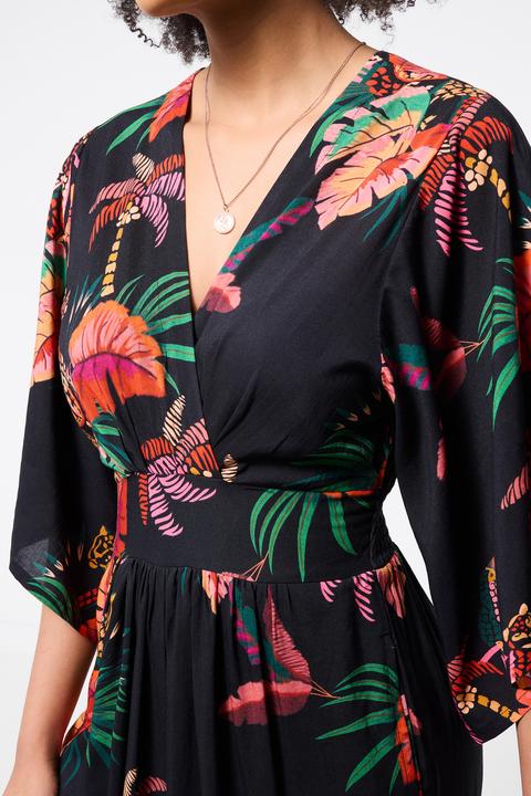 Produktbild Joe Browns Printed Jumpsuit with Deep V Neck and Floaty Sleeves (36)