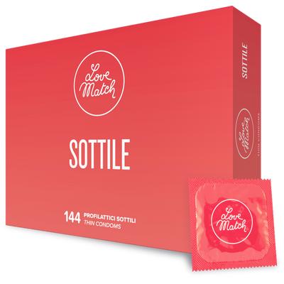 Actual product image Love Match Sottile - Thin - 144 pack (144 pcs.)