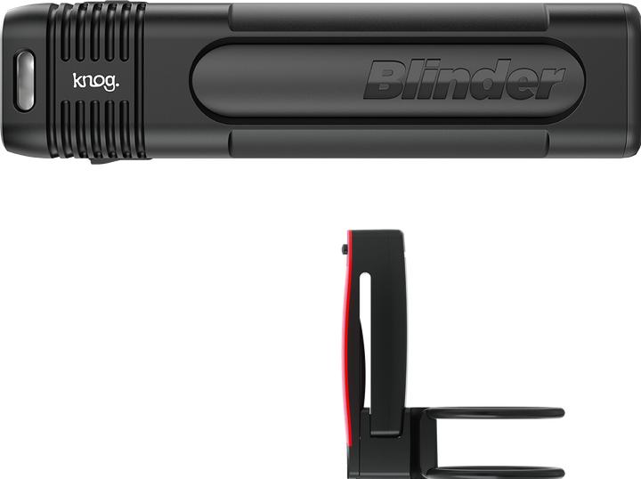 Actual product image knog. Blinder 600 & Plus Rear (600 lm, 20 lm)