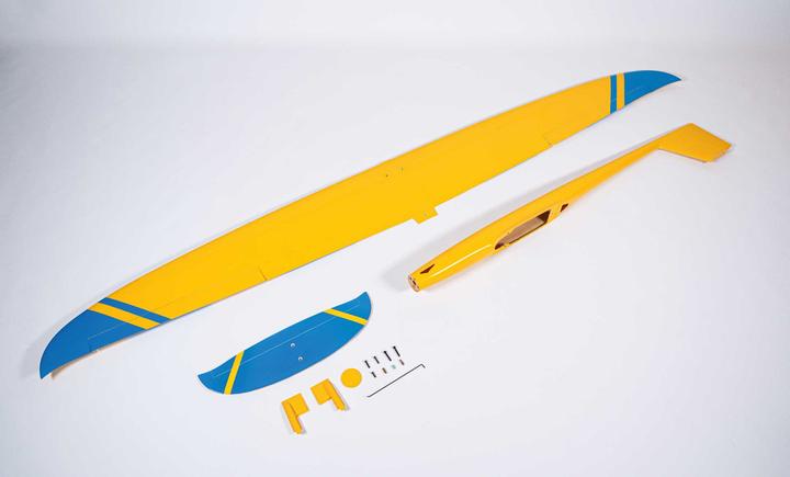 Produktbild Staufenbiel HAWK I ARF (Voll-GfK) 1,7m Gelb/Blau B-Ware ohne Kleinteile und Anleitung