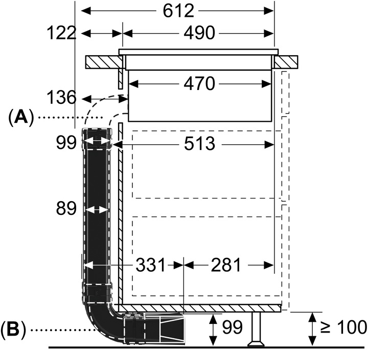Actual product image Neff Z861KR2 Preferential piping