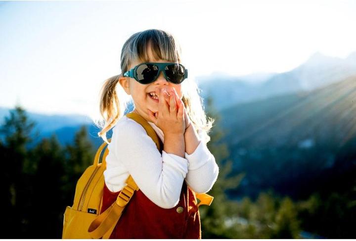 Immagine prodotto Mokki Occhiali da sole per bambini rosa 2-5 anni click & change