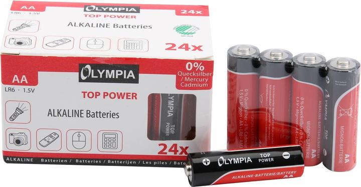 Immagine prodotto Olympia Top Power (24 pz., AA, 2550 mAh)
