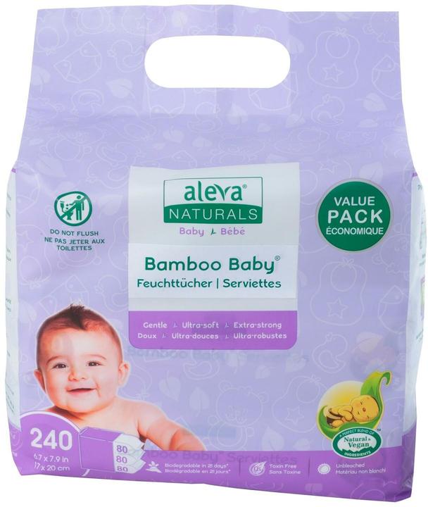 Produktbild Aleva Naturals Vorteilspack Bambus 240 Stk. (240 Stück)