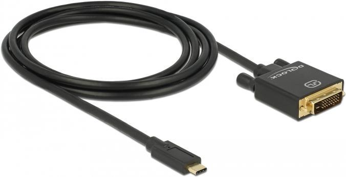 Produktbild Delock USB-Kabel Typ C -> DVI(24+1) St (2 m, DVI, USB Typ C)