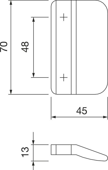 Actual product image Hoppe Balkontürgriff