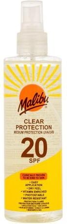 Malibu Clear Protection (Sonnencreme Gesicht, SPF 20, 250 ml)