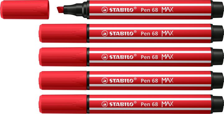 Actual product image STABILO Pen 68 MAX (Crimson, 5 x)