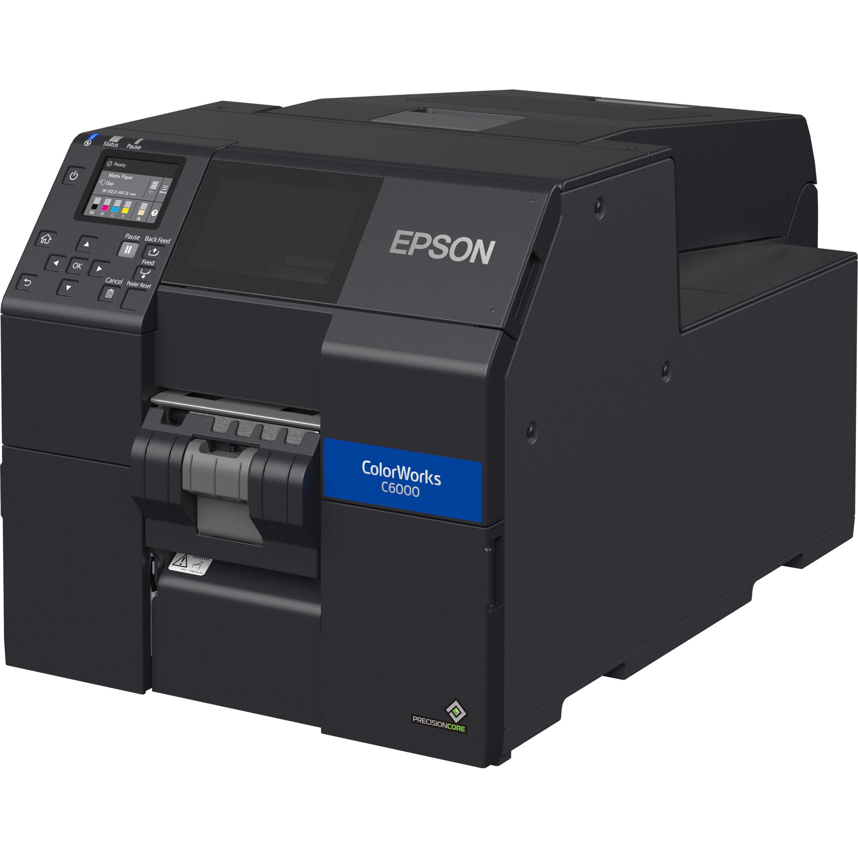 Epson ColorWorks CW-C6000Pe (1440000 dpi), Etikettendrucker, Schwarz