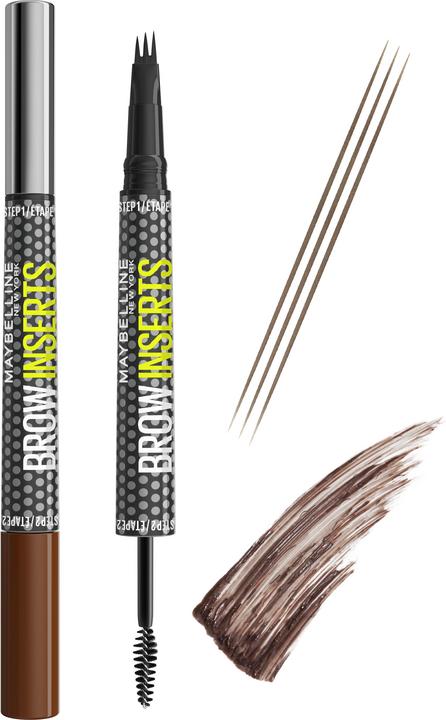 Actual product image Maybelline New York Brow Inserts Brow Multiplying Tool (Medium Brown, Middle brown)