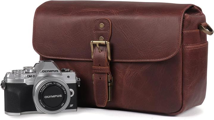 Produktbild MegaGear Torres Oberleder Kameratasche (Kamera Schultertasche)