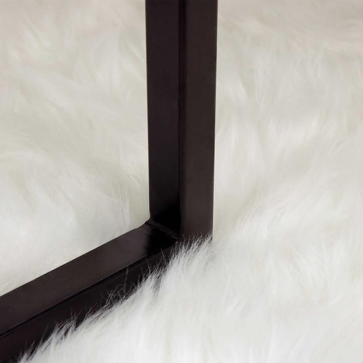 Produktbild vidaXL Kunstschaffell Teppich (80 cm)