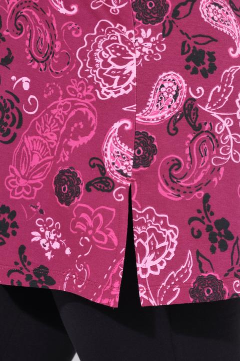 Immagine prodotto Ulla Popken Longshirt, A-Linie, V-Ausschnitt, 3/4-Arm (42, 44)