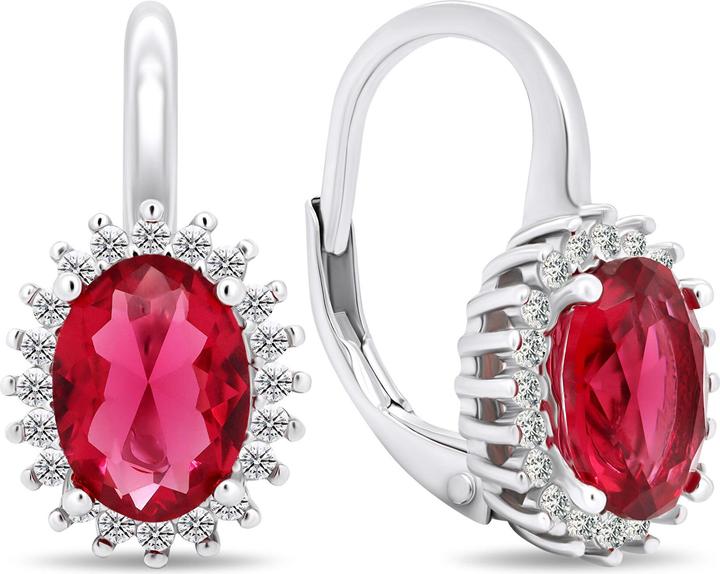 Produktbild Brilio Silver - Luxury silver earrings with zircons EA422WR