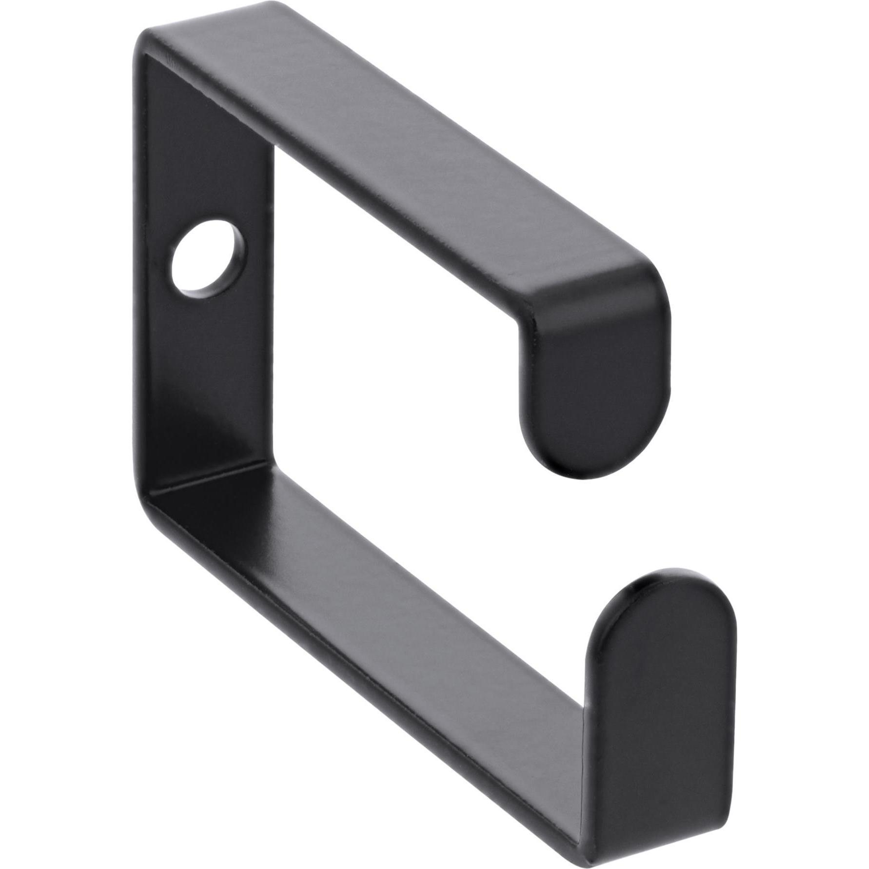 InLine Kabelbügel, Metall, 43x70mm schwarz, Serverschrank Zubehör, Schwarz