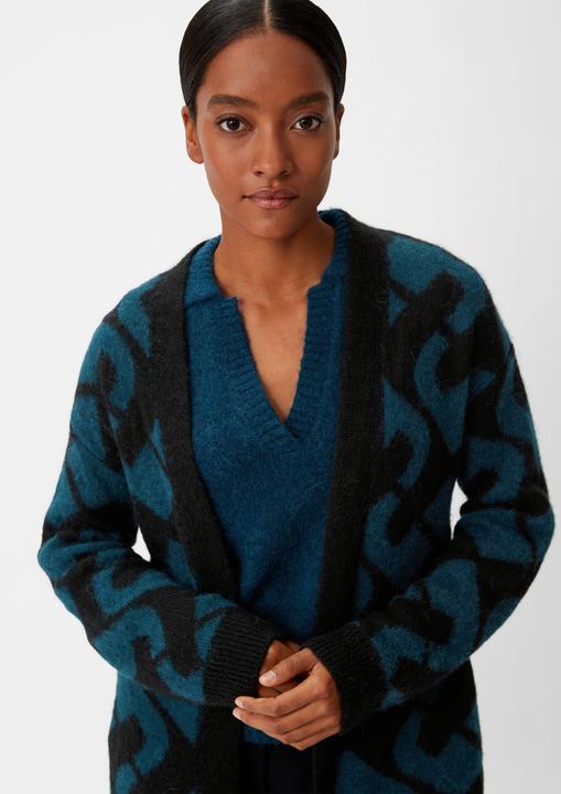 Image du produit Comma Strickjacke Cardigan aus Alpakamix mit Wolle (S)
