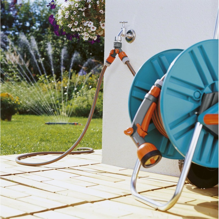 Actual product image Gardena Two-way valve (2 way distributor, Tap adaptor, Multi-coupling, 33.30 mm)