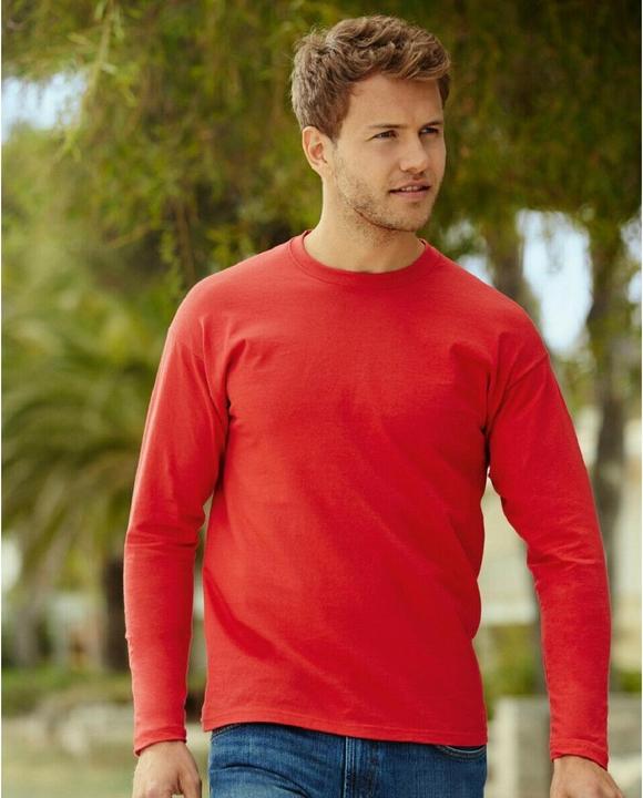 Produktbild Fruit of the Loom Langarm TShirt mit Rundhalsausschnitt (M)