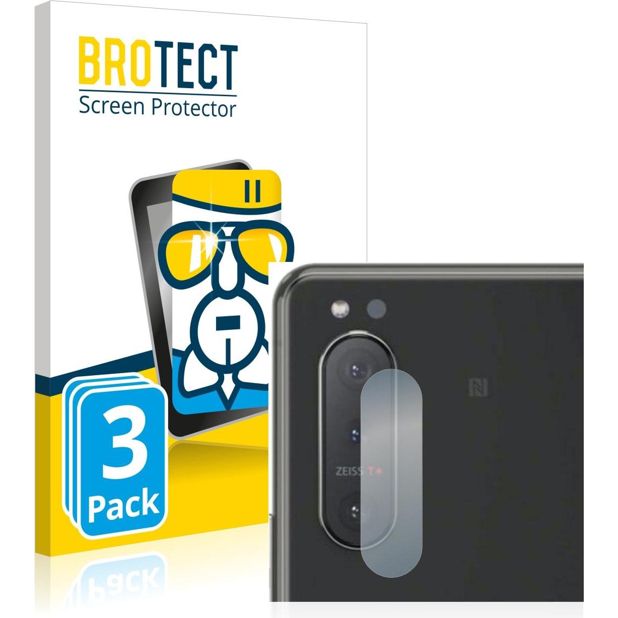 Thumbnail - BROTECT AirGlass Panzerglasfolie (3 Stück, Sony Xperia 5 II), Smartphone Schutzfolie, Transparent