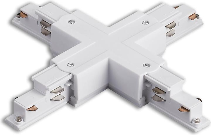 Actual product image Isoled 3-circuit DALI X-connector for surface-mounted track, white