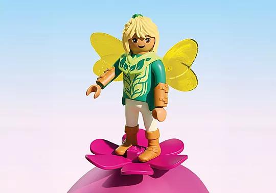 Productafbeelding Playmobil Gezellig feeënhuis met gouden eenhoorn en stal (71838)