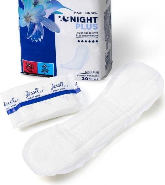Actual product image dm Jessa Maxi-pads Night Plus