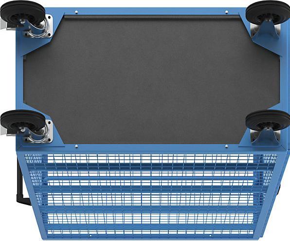 Immagine prodotto eurokraft pro Carrello con ripiano a rete (500 kg)