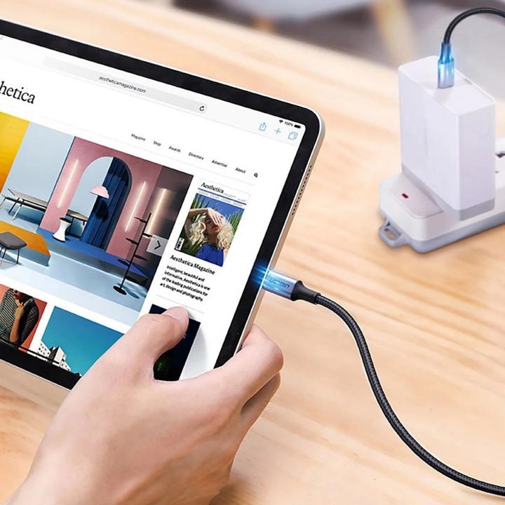 Actual product image Ugreen US316 Type C to Type C Cable, 100W, 3m (black) (3 m, USB 2.0, 100 W)