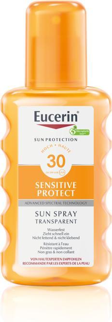 Image du produit Eucerin SUN Body Spray Sensitive Protect Transparent LSF 30 (Spray solaire, SPF 30, 200 ml, 208 g)