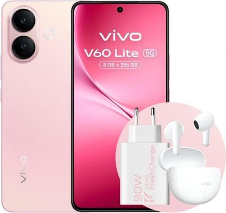 Produktbild Vivo Smartphone 5671160 Octa Core 8 GB RAM 256 GB Rosa (16 GB, Rosa, 5G)