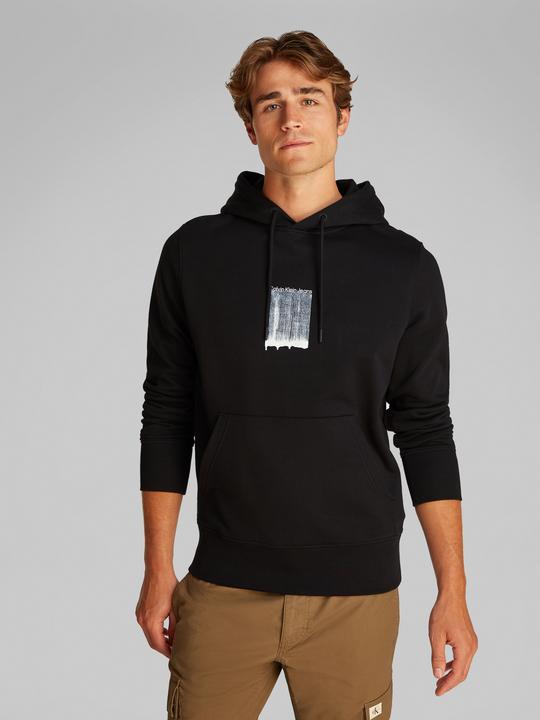 Produktbild Calvin Klein Authentische Herren Kapuzenpullover mit Pinselstrich-Grafik (M)