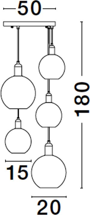 Actual product image Nova Luce Mirro (E27)