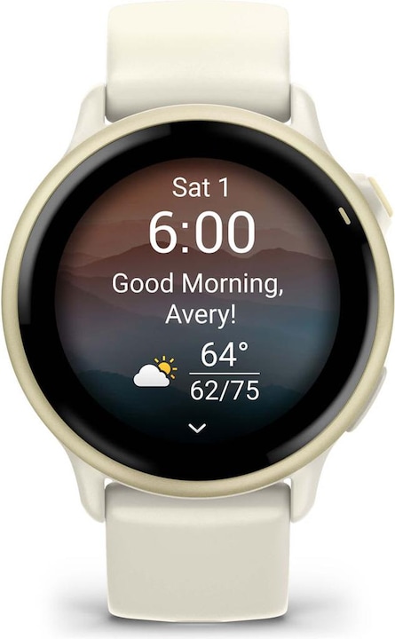 Produktbild Garmin vivoactive 6, GPS, Bone/Lunar Gold, WW (42.20 mm)