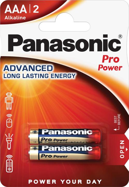 Actual product image Panasonic Batteries LR03PPG (2 pcs., AAA)
