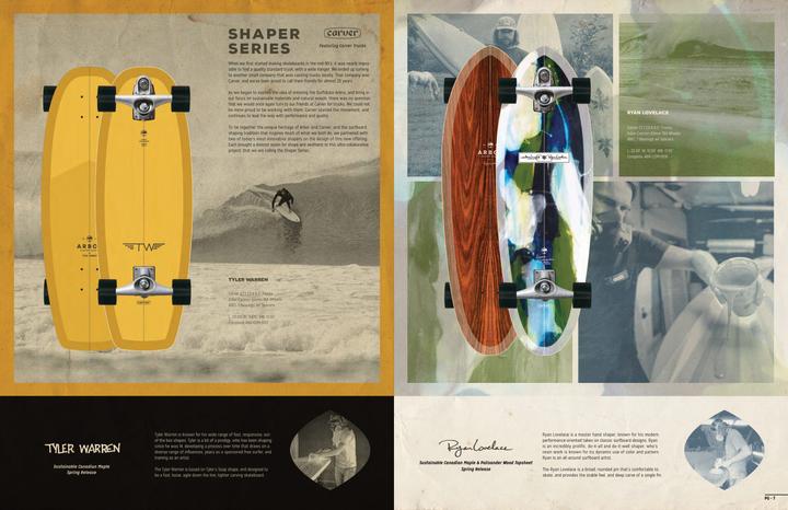 Actual product image Surf Skate Carver x Tyler Warren 29" 2022 - Complete (29")