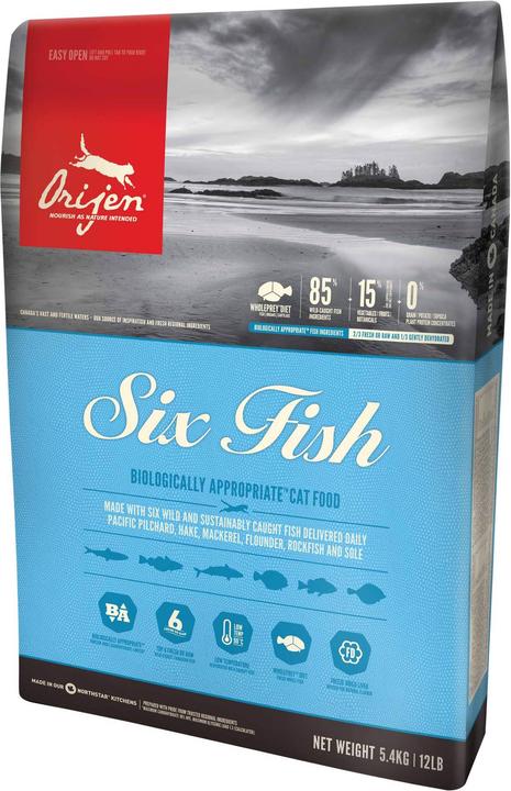 Produktbild Orijen Six Fish (Adult, 1 Stk., 1800 g)
