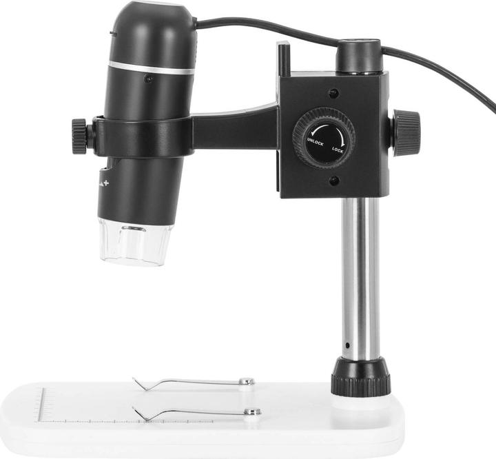 Produktbild Steinberg Systems Digitales Mikroskop 20 - 300 x 8 LED-Ringlicht USB-Mikroskop Auflichtmikroskop