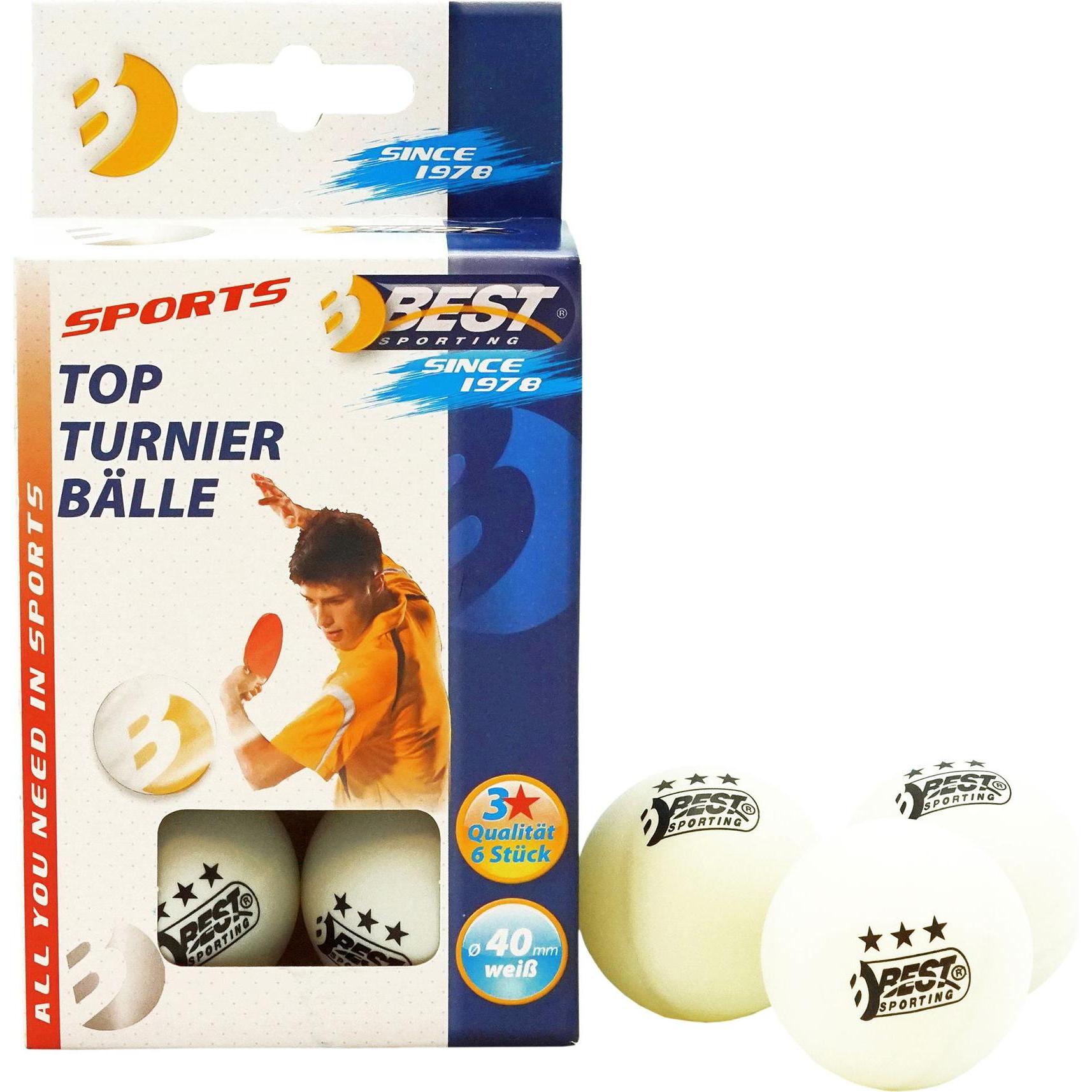 Best Sporting, Tischtennisball, (6 Stk.)