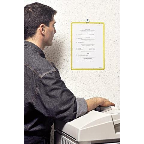 Tarifold, Informationsschild, Hängetafeln A3 hoch gelb 5 Stück