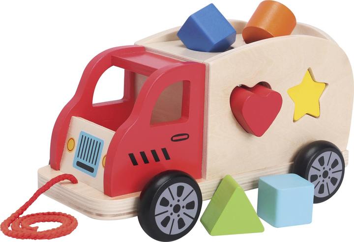 Actual product image New Classic Toys Pull sorting game truck