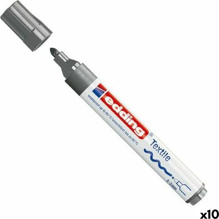 Immagine prodotto Edding Marchio Textile 4500 Grigio (10 pezzi) (10x)