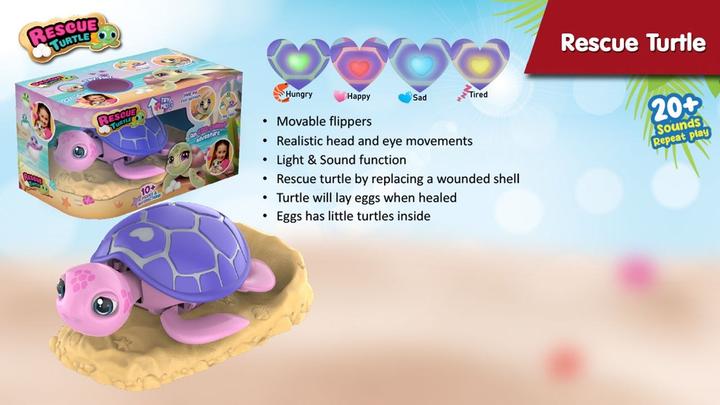 Actual product image Silverlit Rescue turtle