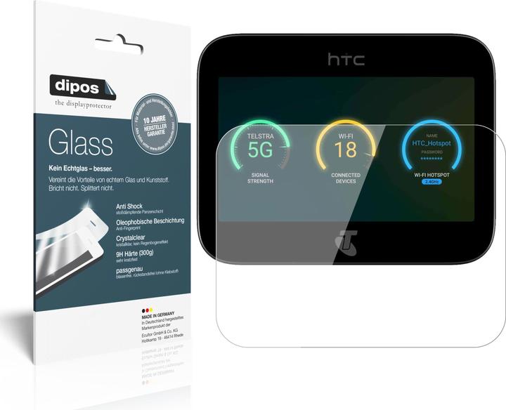 Produktbild Dipos Displayschutz Anti-Shock (2 Stück, HTC 5G Hub)